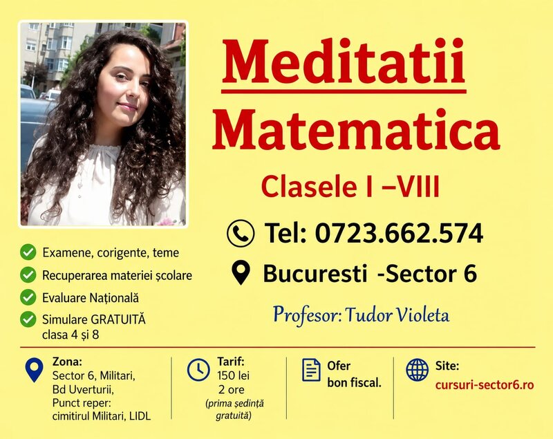 Meditatii matematica sector 6.